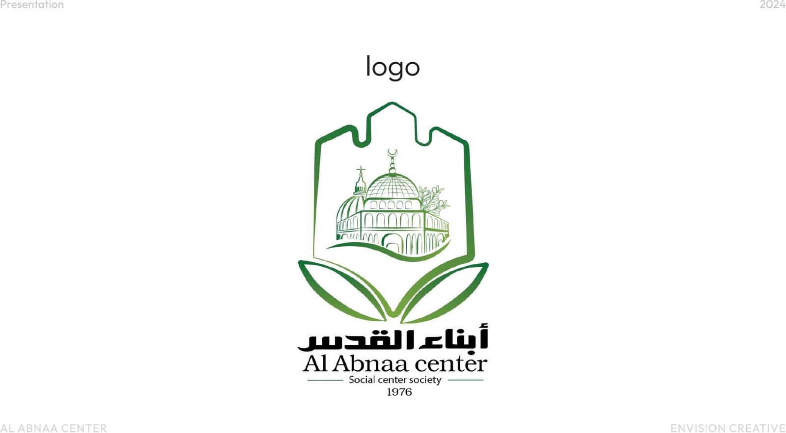 Al Abnaa Center brand presentation page 2, by Envision Creative