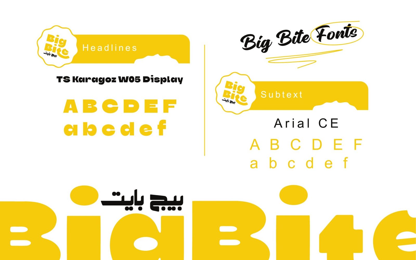 Big Bite brand book page