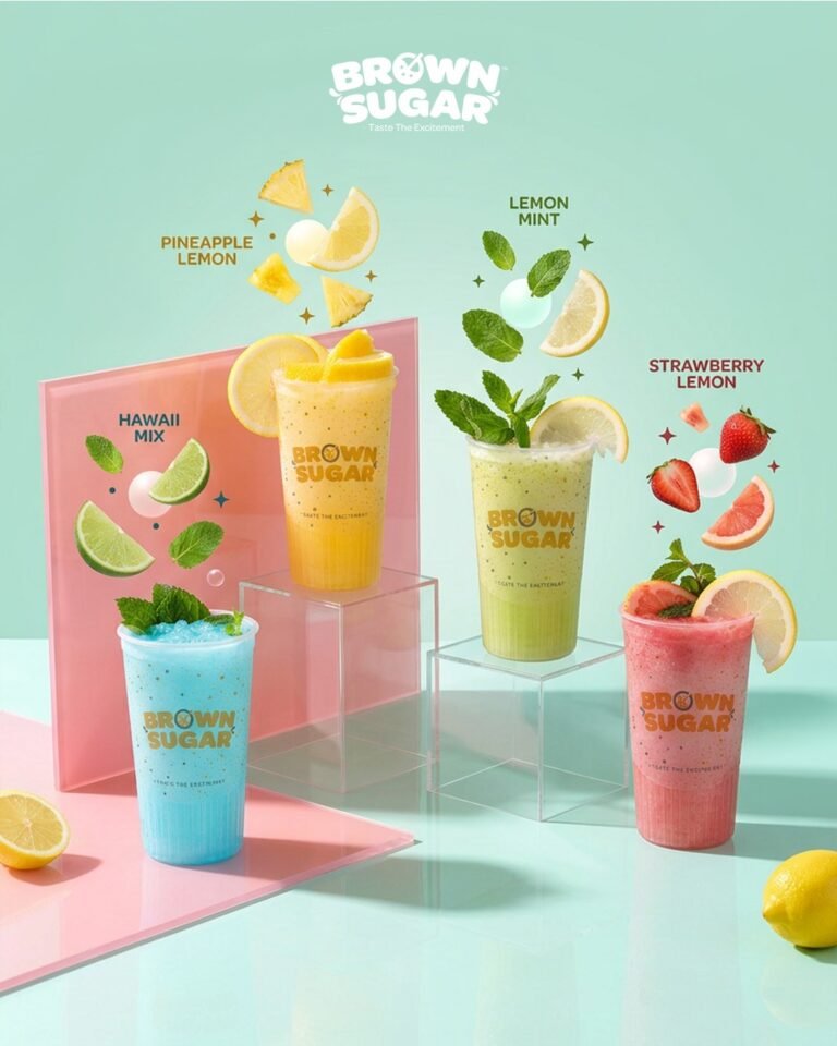 Brown Sugar social media design 12, summer flavour lineup, by Envision Creative
