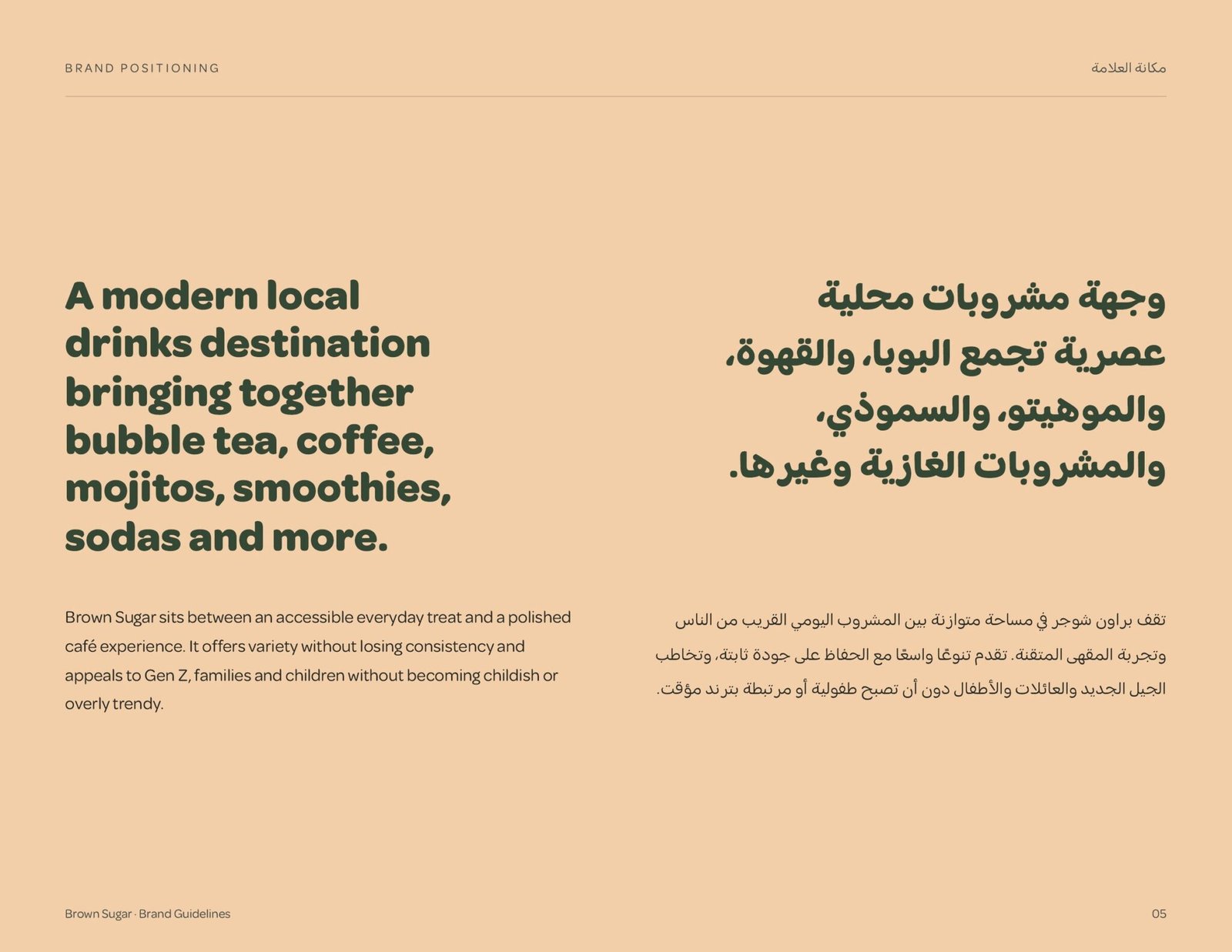 Brown Sugar brand guidelines page 5, by Envision Creative