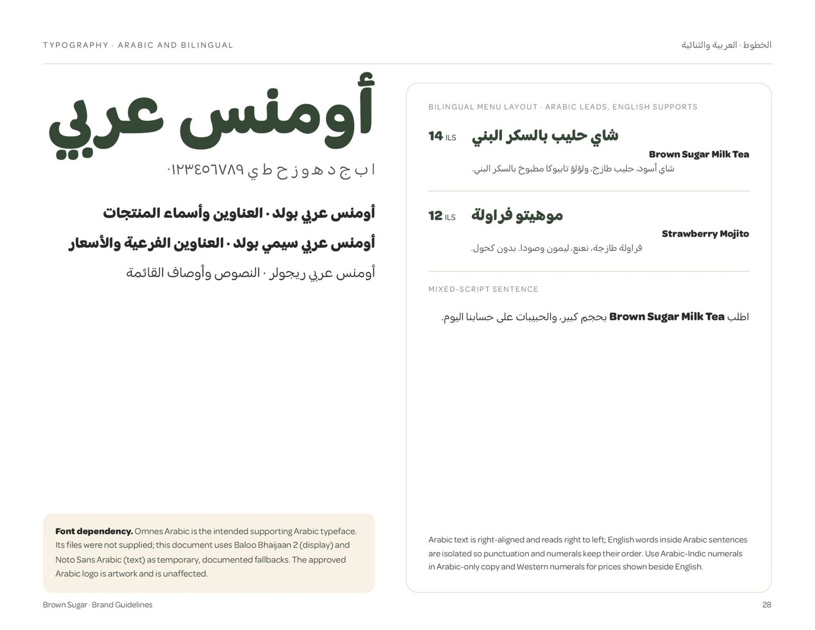 Brown Sugar brand guidelines page 28, by Envision Creative