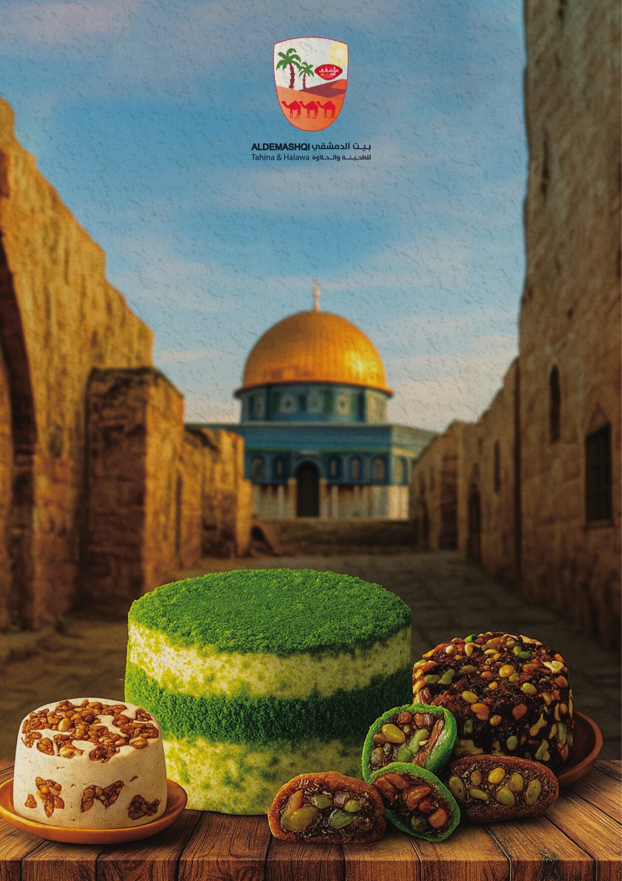 Page 1 of the Beit Al Dimashqi product catalogue, by Envision Creative