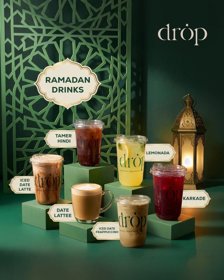 Drop Cafe social media post design