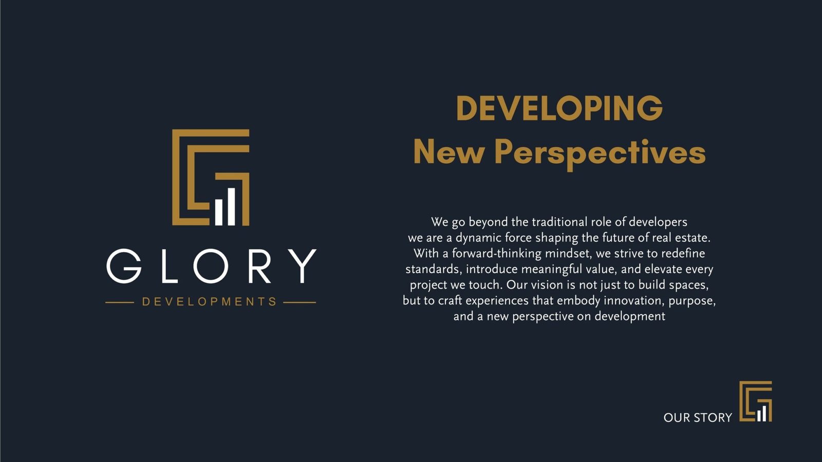 Glory Developments branding kit page 4, by Envision Creative