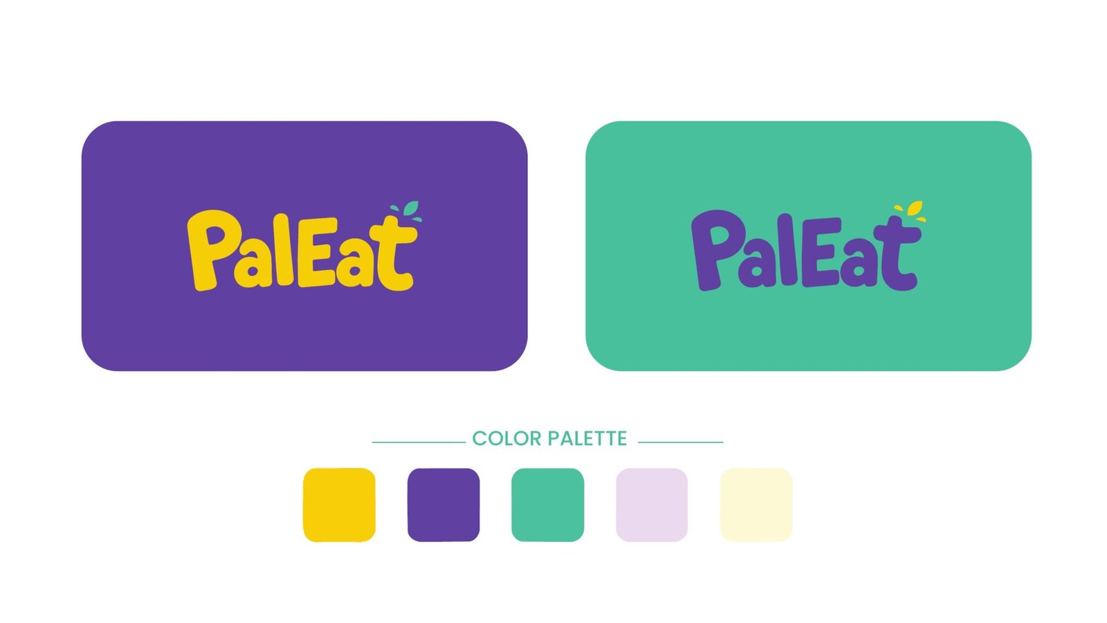 PalEat brand book, page 2