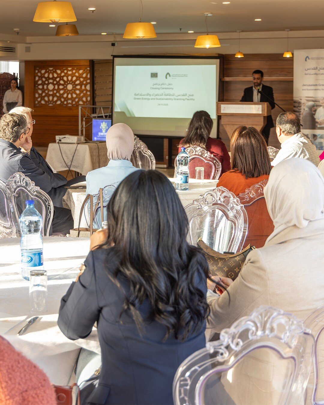 Guests at the Jerusalem Green Energy and Sustainability closing ceremony